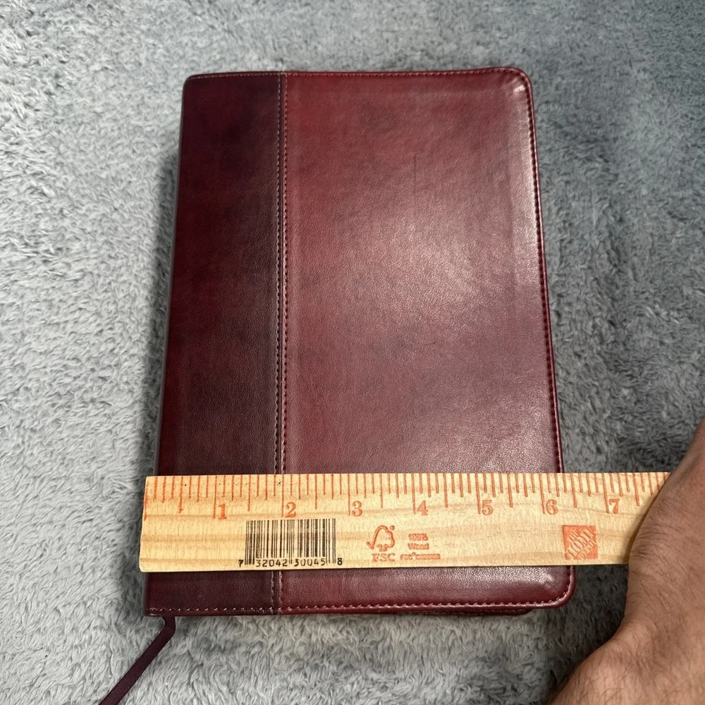 ESV Gospel Transformation Study Bible Red Leather Crossway 2018 Book Very Good